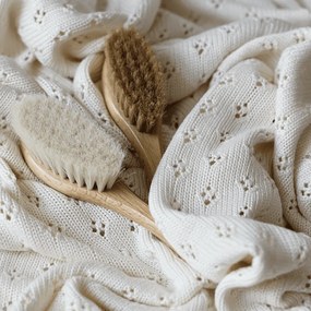 Bambusová prikrivka vanilka 80×100 cm