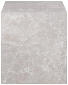 Odkladací stolík v dekore mramoru 40x40 cm Prague – House Nordic