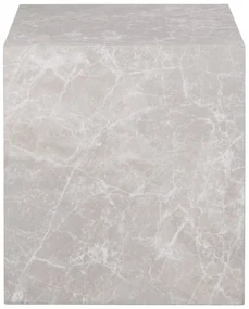 Odkladací stolík v dekore mramoru 40x40 cm Prague – House Nordic