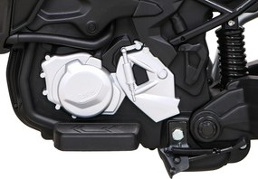 Ramiz Detský motocykel na batérie BMW F850 GS červený + pomocné kolieska + audio LED + pomalý štart + EVA