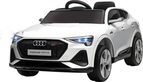 HOMCOM Elektrické Auto pre Deti 12V Audi E-tron s Diaľkovým Ovládaním, Bezpečnostným Pásom, Hudbou (MP3/USB/TF), Vozidlo pre Deti vo Veku 3-5 ROKOV, 3