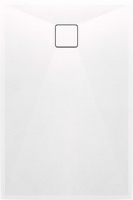 Deante Correo, obdĺžniková granitová sprchová vanička 120x90x3,5 cm, biela matná, DEA-KQR_A43B