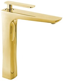 Mexen Indus, vysoká umývadlová batéria, zlatá, 744610-50
