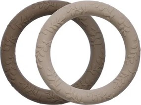 Silikónové hryzátko / béžovo hnedé