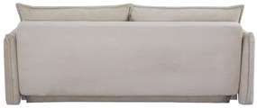 Rozkladacia pohovka APARTMENT 215 cm rebrovaná béžová