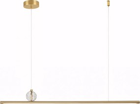 Toolight Toolight, LED stropné svietidlo 90cm, APP1778-CP, zlatá matná, OSW-04056