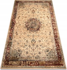 Koberec Do Obývačky vlna Polonia KORDOBA25 Rozeta rámik 300x400 cm