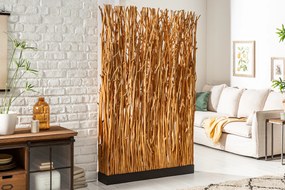 Stojacia lampa Natural Paravent 180cm natural longan wood