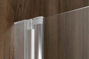 Polysan Polysan, RIONI pneumatická vaňová zástena 710 mm, strieborny rám, číre sklo, 72915