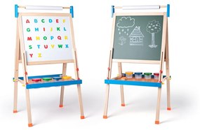Woody Obojstranná tabuľa ABC, 59 x 57 x 129 cm