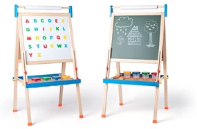 Woody Obojstranná tabuľa ABC, 59 x 57 x 129 cm