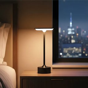 LED Stmievateľná nabíjateľná stolná lampa NEW YORK LED/1,8W/5V 1200 mAh čierna