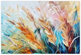 Obraz - Pšenica, abstrakcia (90x60 cm)