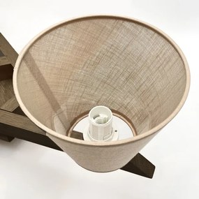 Brilagi - LED  Prisadený luster ANTHONY 5xE14/40W/230V dub orech