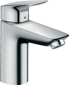 Hansgrohe Logis, páková umývadlová batéria 100 LowFlow s odtokovou súpravou s tiahlom, chrómová, HAN-71104000