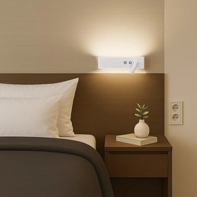 Nástenné LED svietidlo Resort R, 1x LED 10+3w, 4000k, (možnosť polohovania), w