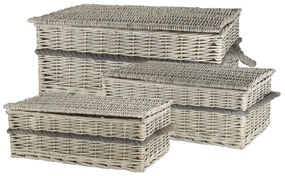 Chic Antique Prútený kôš s vekom French M