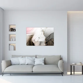 Obraz - Mramorový atrament (90x60 cm)