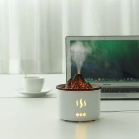 Aróma difuzér RDF3 v tvare sopky - 500 ml - biely