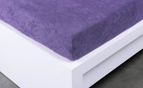 Froté plachta 90 × 200 cm Exclusive – fialová