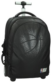 Školská taška koliesková NBA Black 531416