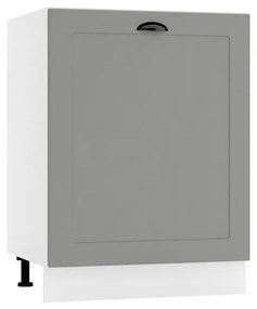 Kuchynská skrinka Adele D60ZL S/1 šedá mat/biela