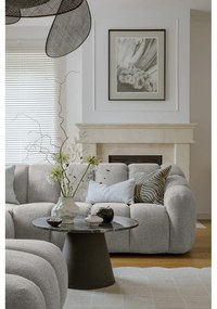 Svetlosivá rohová pohovka (pravý roh/do tvaru "U") Shell – Miuform