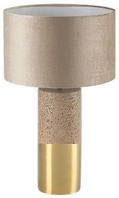 Rabalux 74219 dekoratívna keramická stolná lampa Yelda, hnedá