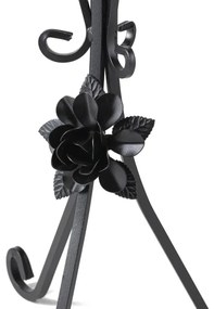 Stojan na kvety 55x33 cm čierna