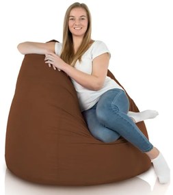 Sedací vak SAKO hnedý OUTDOOR