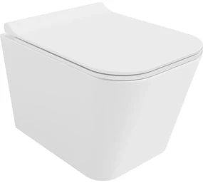 Mexen TEO Rimless misa závesná so sedátkom voľne-padajúcim, 51 x 34,5 cm, biela, 30850700