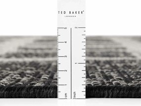 Ted Baker, Kusový koberec Ted Baker Haringey 106383 Black White, 200x300, čiernobiela, chodba / predsieň