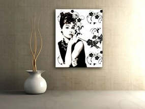 Ručne maľovaný POP Art obraz Audrey Hepburn | rôzne rozmery