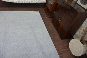 Koberec Micro fiber soft shaggy strieborný
