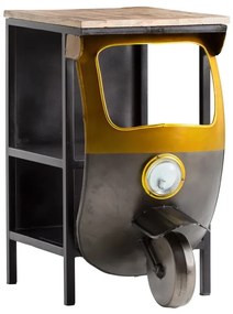 furniture-nabytek.cz - Masivní konzolový stůl TukTuk z mangového dřeva, lakovaný, černý