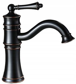 Rea Vintage, umývadlová batéria h-217, čierna matná, REA-B0226