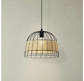 Eglo 55709 - Luster na lanku ANWICK 1xE27/40W/230V ratan
