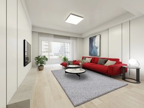 Ayyildiz, Kusový koberec Life Shaggy 1500 light grey, 80x150, šedá, obývacia izba