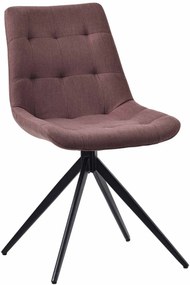 Jedálenská stolička Merna - látka - Sivo hnedá (Taupe)