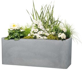 Scheurich Dlhý kvetináč Cube Box (60 cm, kamenistá sivá)  (100349940)