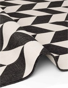 Čierny/krémovobiely vnútorný a vonkajší koberec 160x230 cm Haringey Terrick – Ted Baker