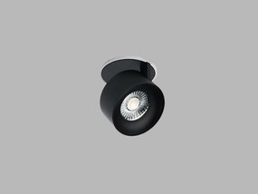 LED2 21507313D Zapustené bodové svietidlo KLIP LED, 11W, 3000K, 770lm, IP20, biela/čierna, DALI/PUSH