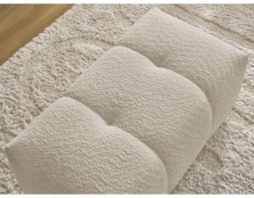 Béžová podnožka z textílie buklé Roxelane – Bobochic Paris