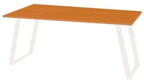 Kancelársky stôl Shape, 180 x 80 x 75 cm, rovné vyhotovenie, čerešňa