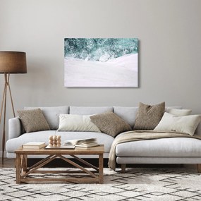 Obraz - Tyrkysová abstrakcia (90x60 cm)
