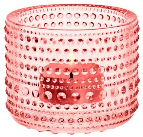 Iittala Svietnik na čajovú sviečku Kastehelmi, salmon pink