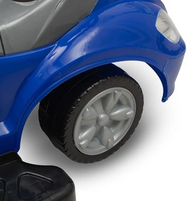 Detské odrážadlo s vodiacou tyčou 3v1 Baby Mix Mega Car modré