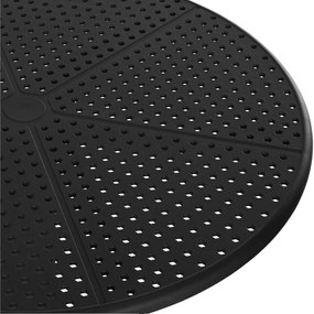 Okrúhly stôl Lacota 60 cm - čierna