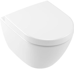 VILLEROY &amp; BOCH Subway 2.0 Compact závesné WC s hlbokým splachovaním bez vnútorného okraja, 355 x 480 mm, biela alpská, 5606R001
