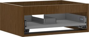 Mexen Box-A, závesná skrinka 60 cm, 1 zásuvka, orech, 91AX0-0600-235-1-86